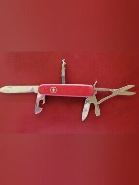 Victorinox Stainless Rostfrei Swiss Army Knife Officer Suisse Red